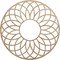 Ekena Millwork Cannes Wood Fretwork Pierced Ceiling Medallion, Red Oak, 28"OD x 9 5/8"ID x 1/4"T CMWP28X28X0250CNRO - alternate 1